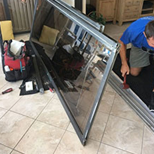 sliding glass door frame repair West Covina